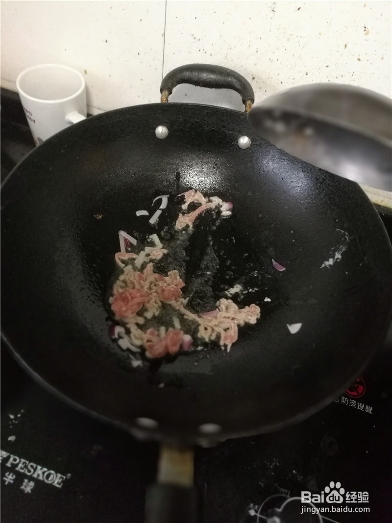 猪肉丝炒油菜