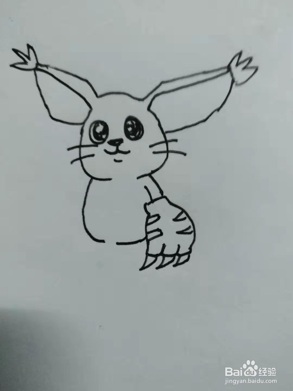 数码宝贝迪路兽手绘教程