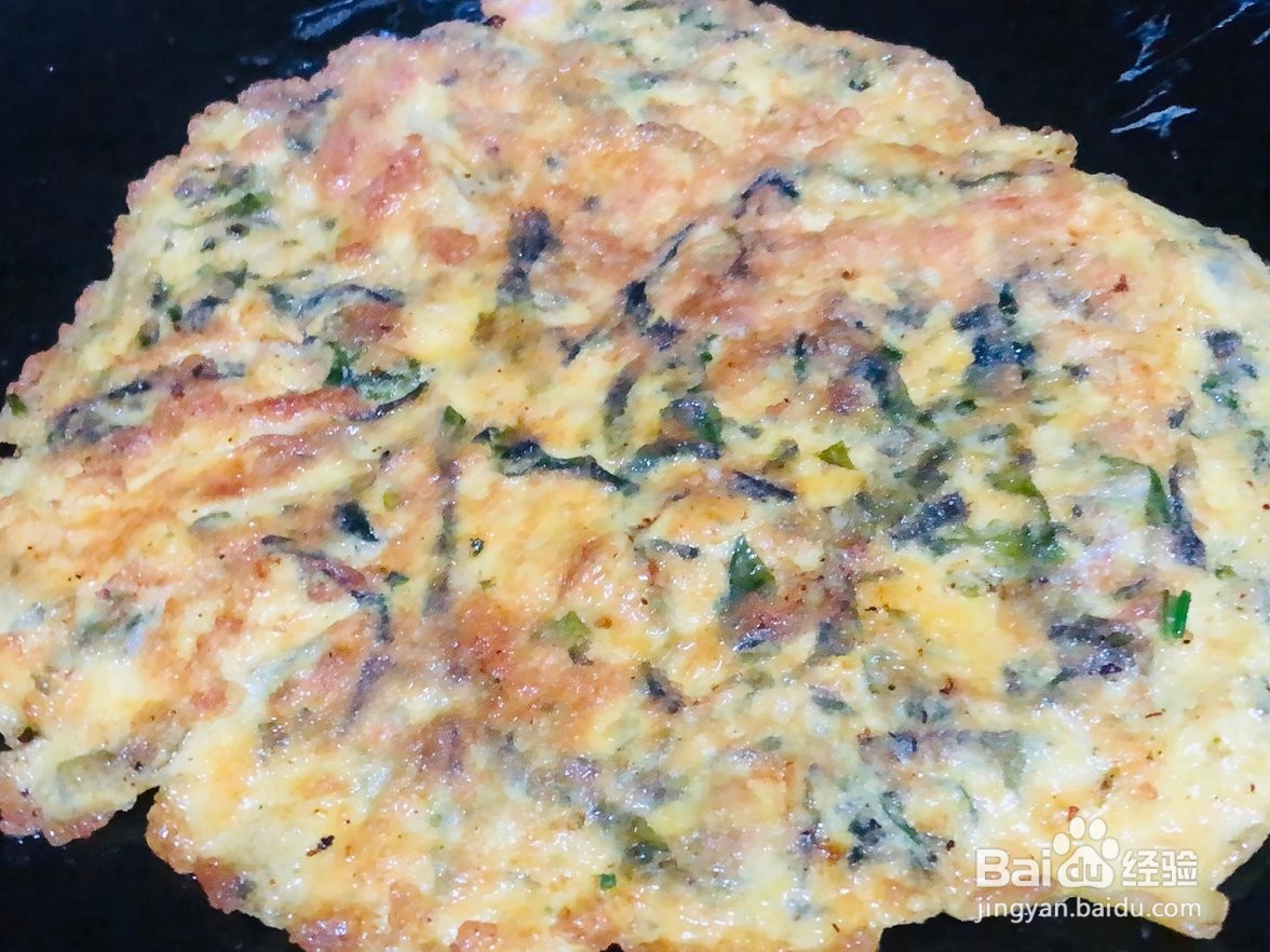 如何制作紫菜虾皮煎蛋