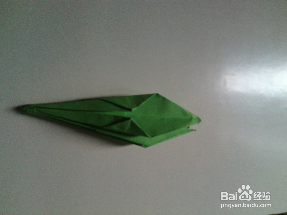 纸折百合花的制作