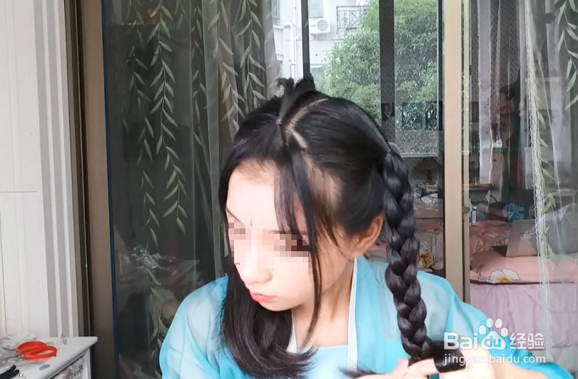 怎样做无发包的双耳髻发型