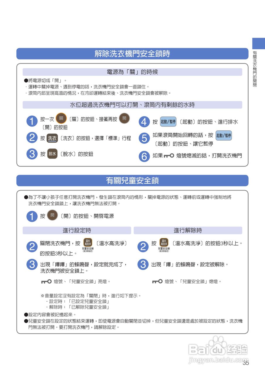 日立SF-BD3300TR洗衣机使用说明书:[4]