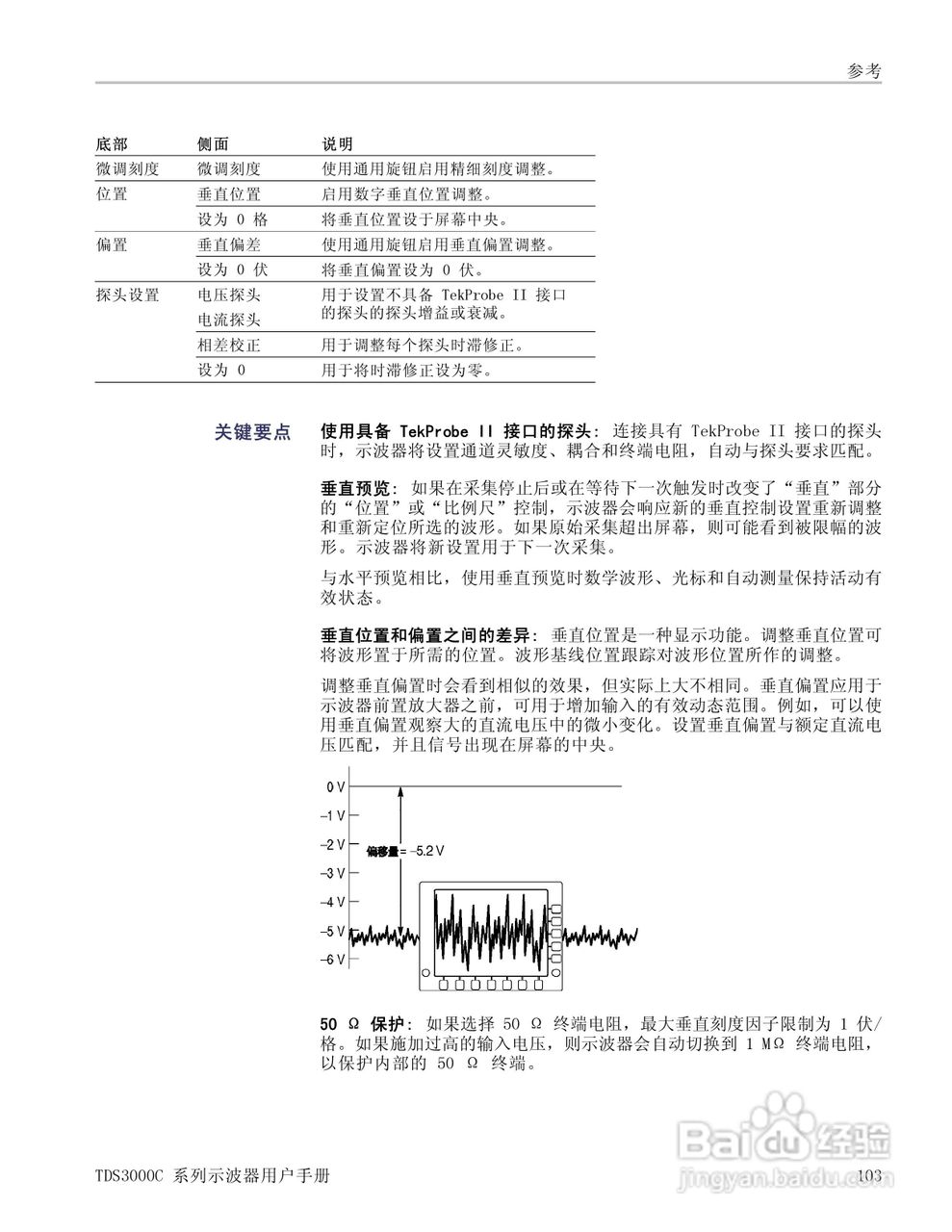 泰克TDS3054C数字荧光示波器用户手册:[13]