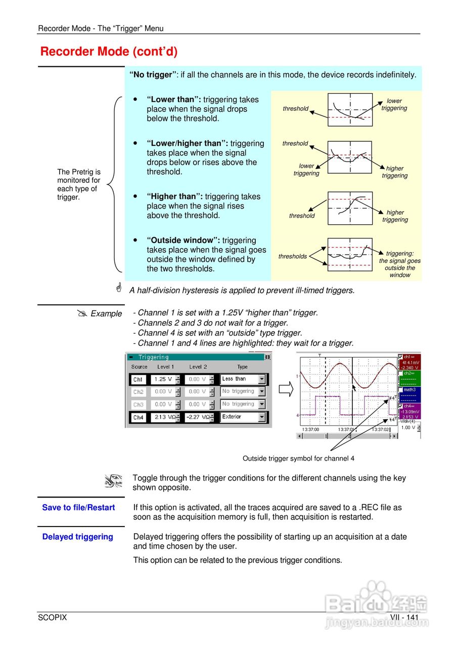 OX7204便携式数字存储示波器用户手册:[15]