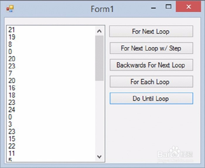 vb.net中的循环语句