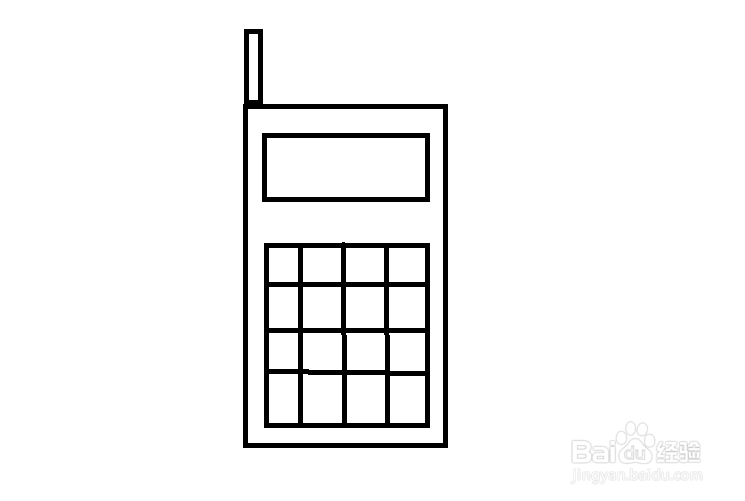 儿童简笔画教程：[2]怎样画手机