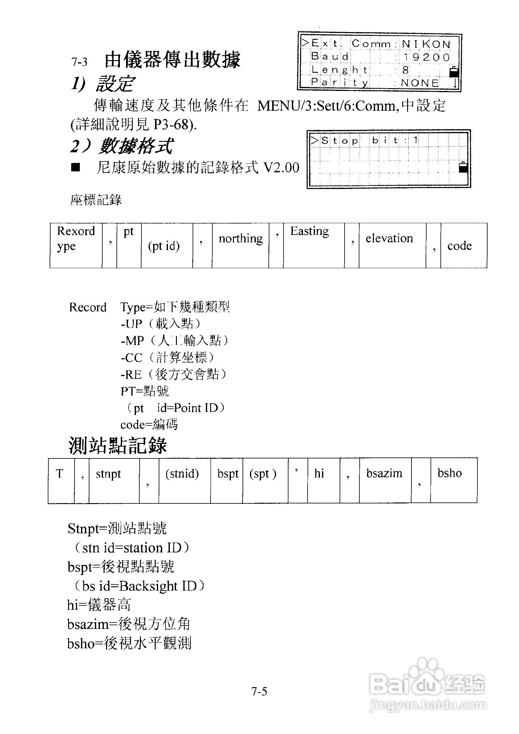 尼康DTM-501、521、531、551 系列全站仪使用手册:[17]