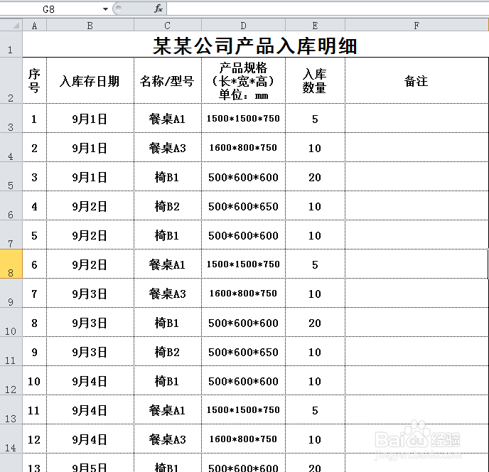 用excel制作公司常用表格：[13]合并相同值