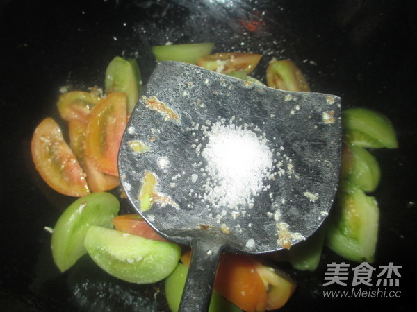 青番炒蛋清的做法