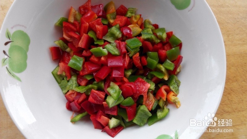 红绿辣椒拌虾皮