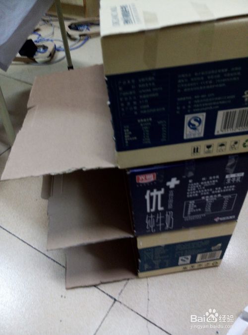 如何利用牛奶纸盒做鞋柜