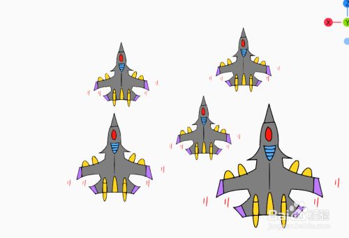 9快速设计歼20飞机简图模型