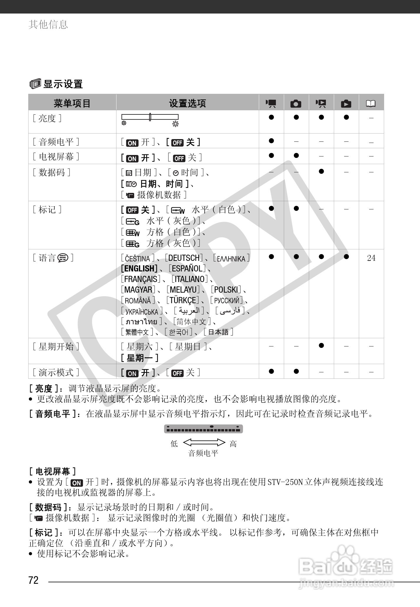 佳能FS100数码摄像机使用说明书:[8]
