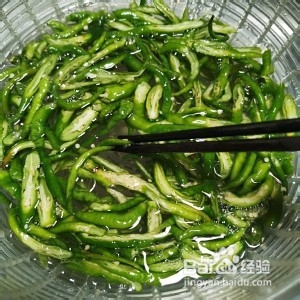 青椒肉丝的做法