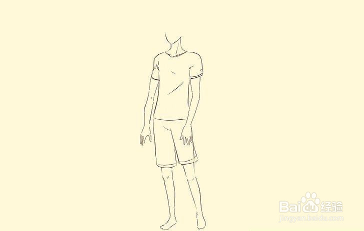 如何画一个动画体