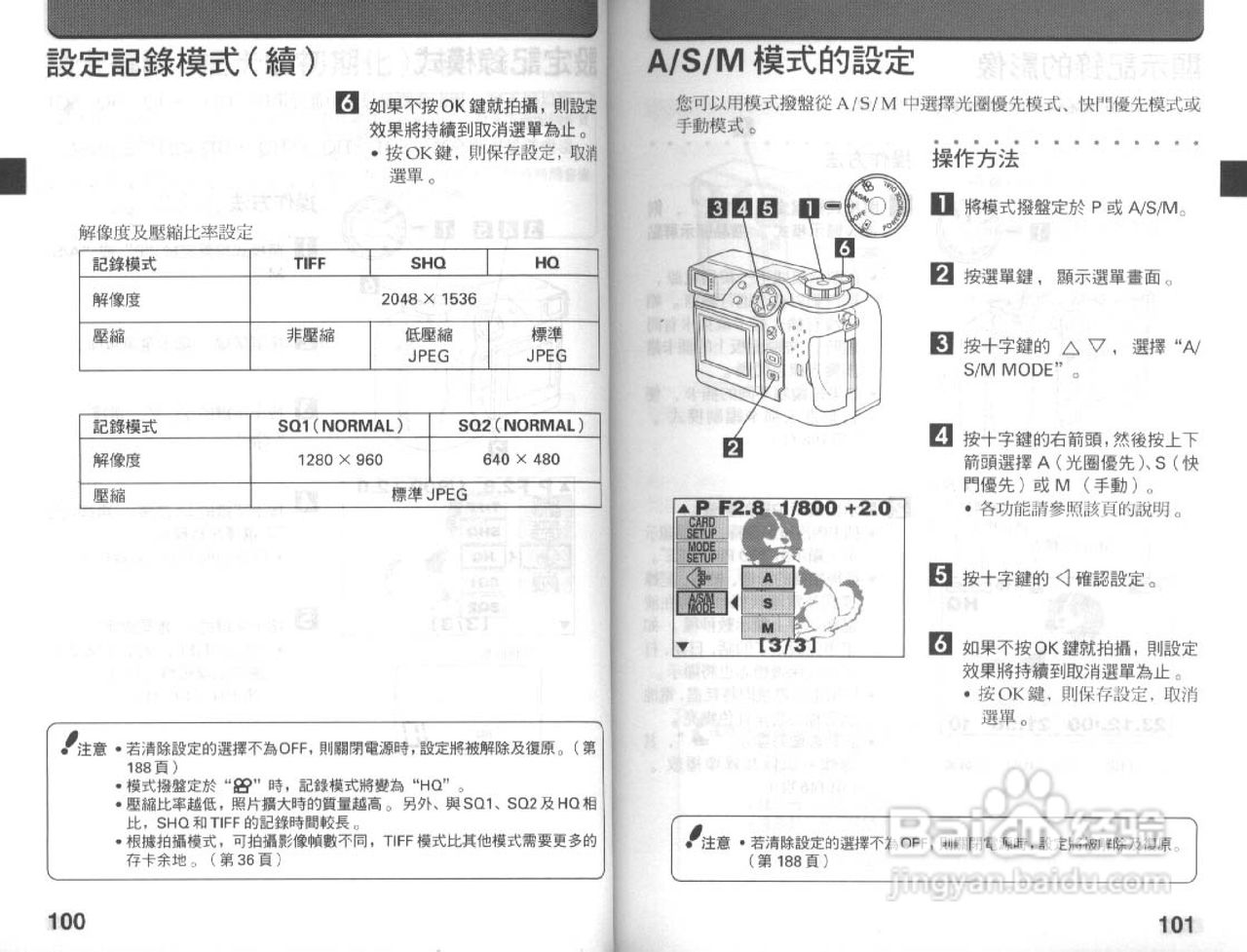 Olympus奥林巴斯C-3030Z数码相机说明书:[6]