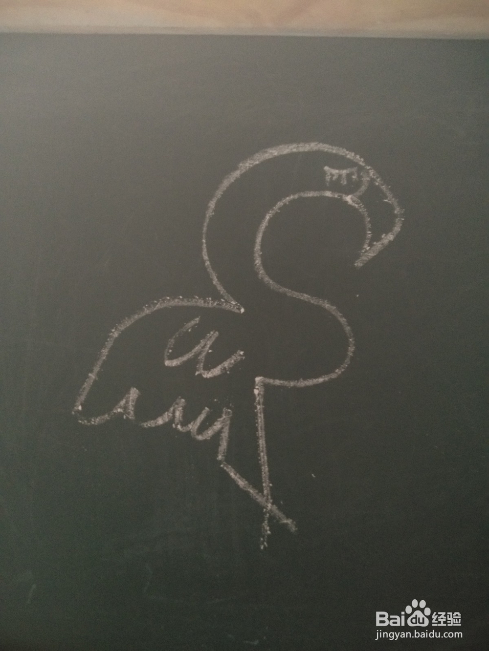 火烈鸟的简笔画法