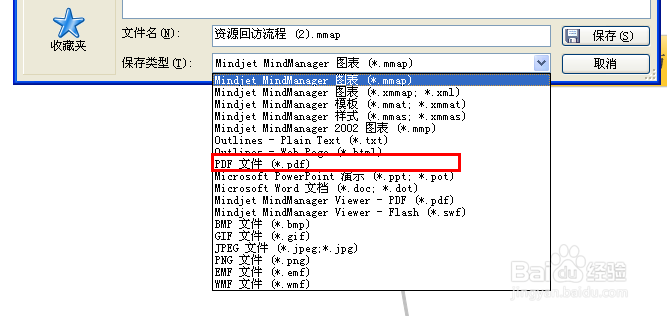 思维导图输出保存哪几种常用格式