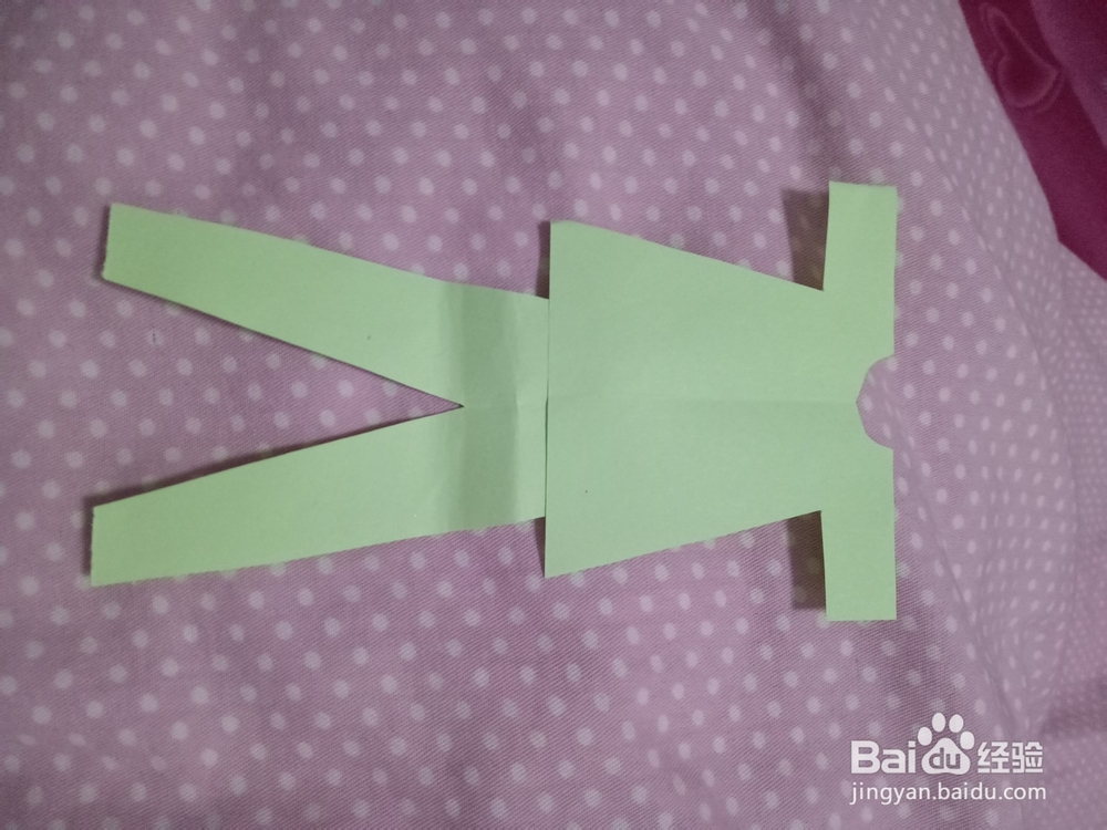 剪纸——衣服和裤子的剪法