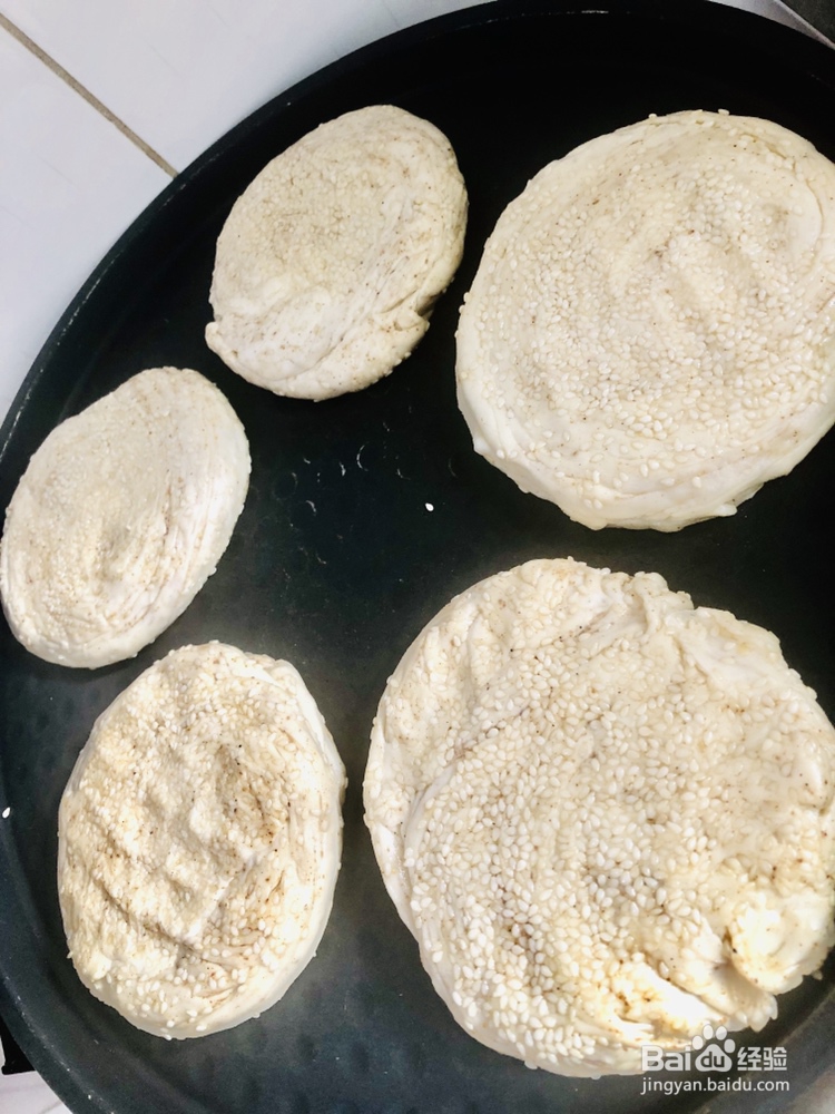 简单无压力做芝麻烧饼