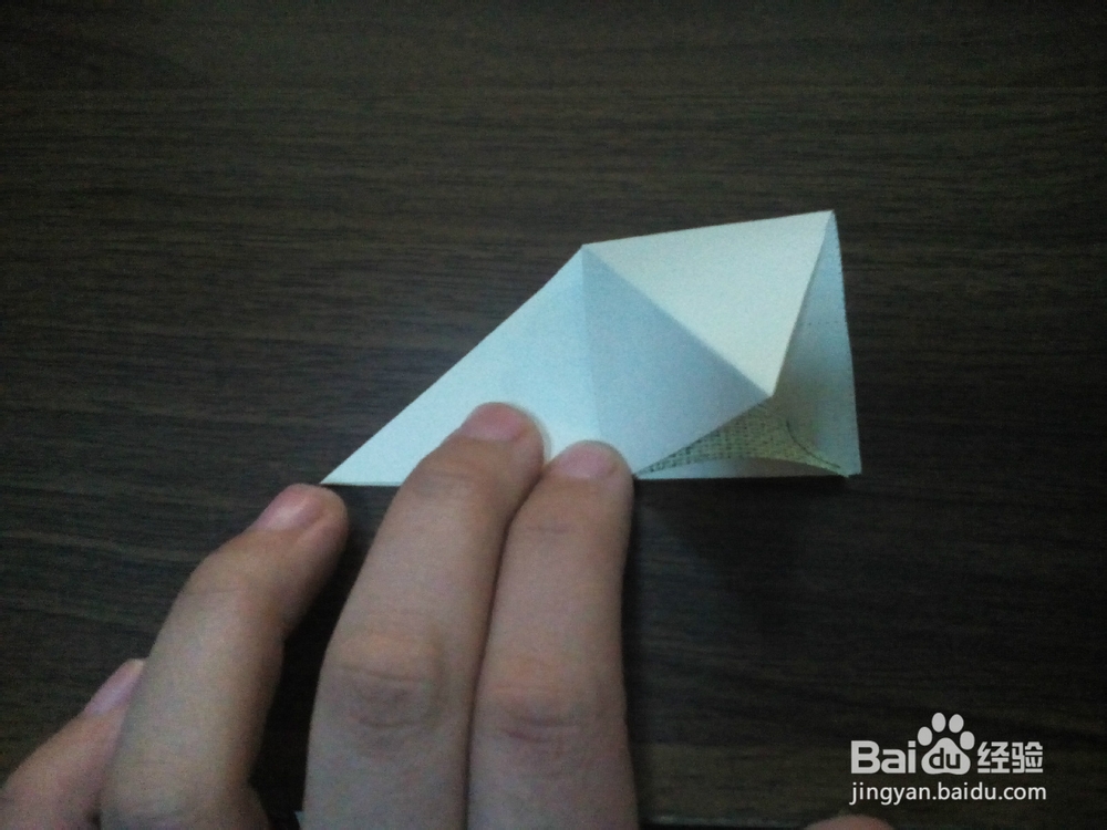 手工折纸之爱心的折法：[3]