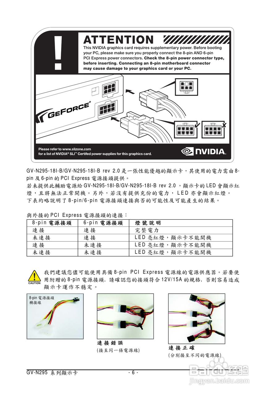 技嘉GV-N295-18I-B显卡使用说明书:[1]