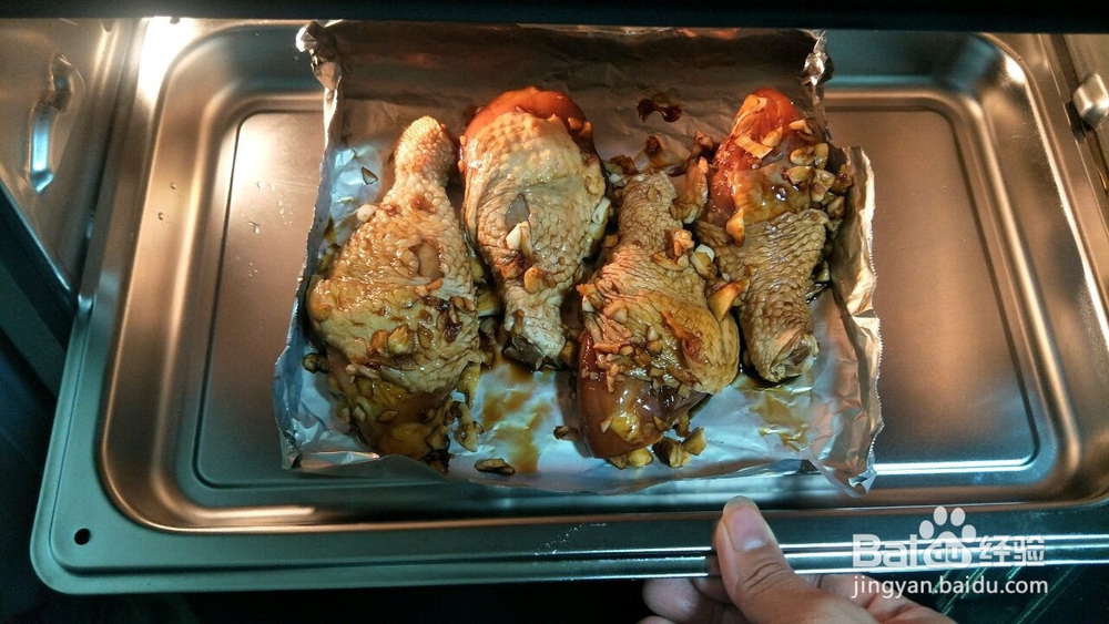 蒜蓉酱油鸡腿1怎么做