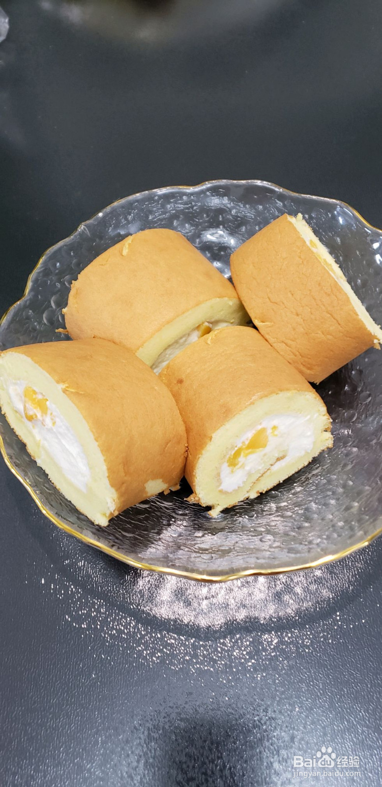 芒果蛋糕卷的做法