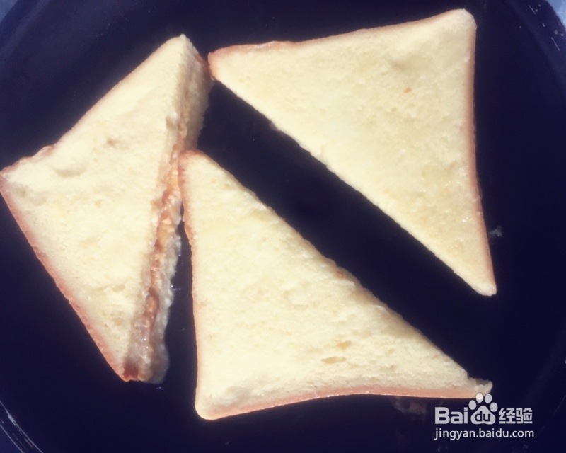 味道绝美的法式吐司花生酱香蕉三明治