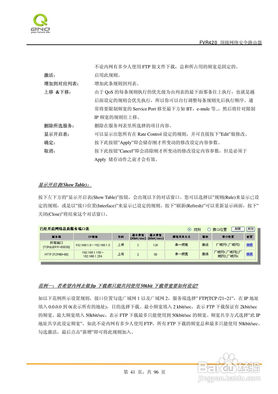 侠诺FVR420路由器使用说明书:[5]