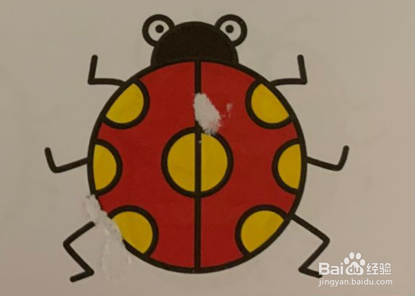 幼儿简笔画--七星瓢虫