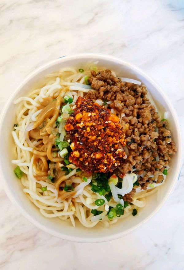 家庭自制正宗风吹凉面