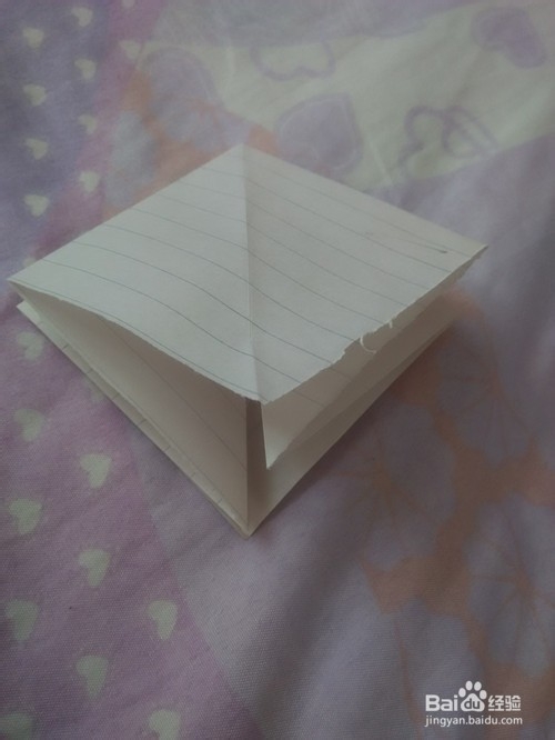 漂亮纸篮子的折法