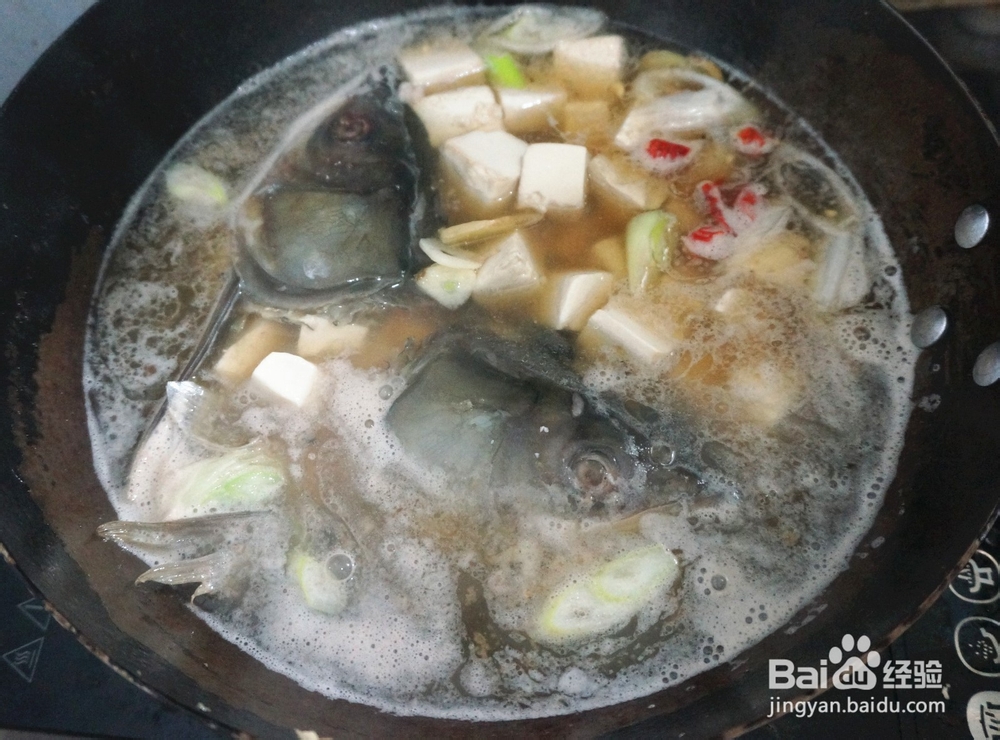 精品美食---鱼头炖豆腐：[4]经典美食