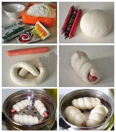 牛奶香肠卷的做法