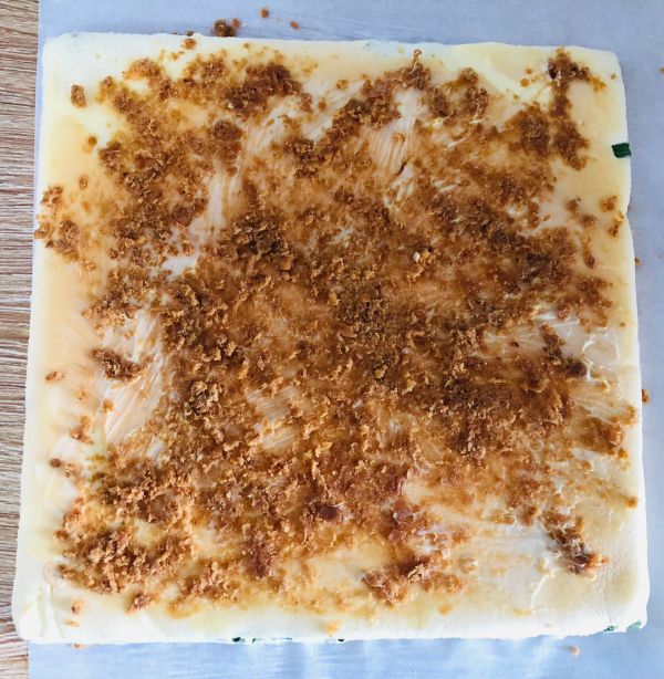 香葱火腿肉松卷