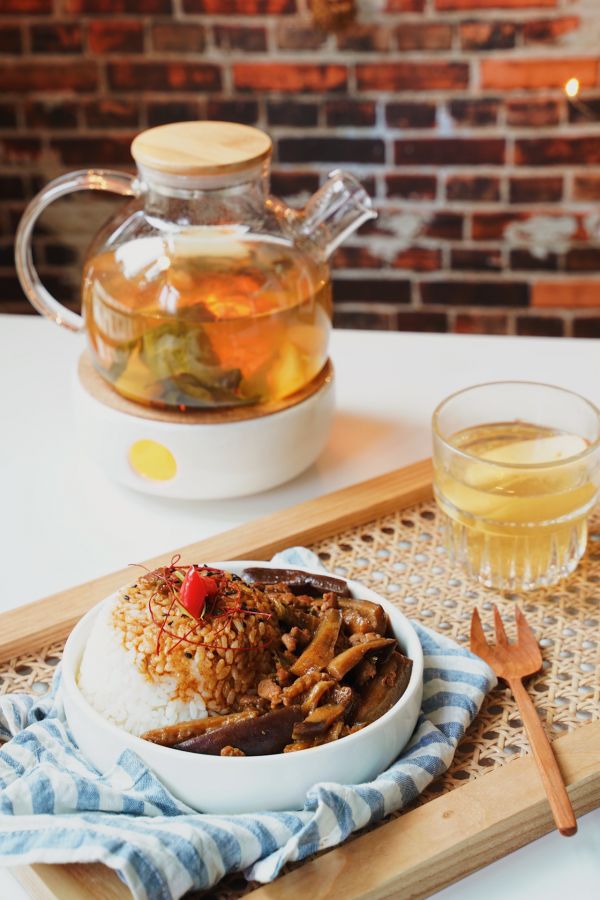 肉沫茄子盖浇饭