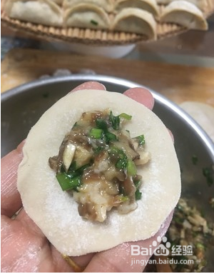 韭菜香菇猪肉水饺