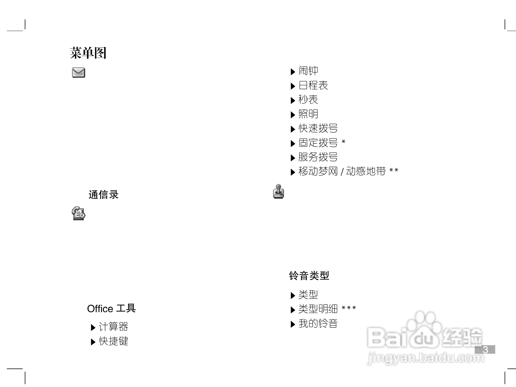 摩托罗拉W208手机使用说明书:[1]