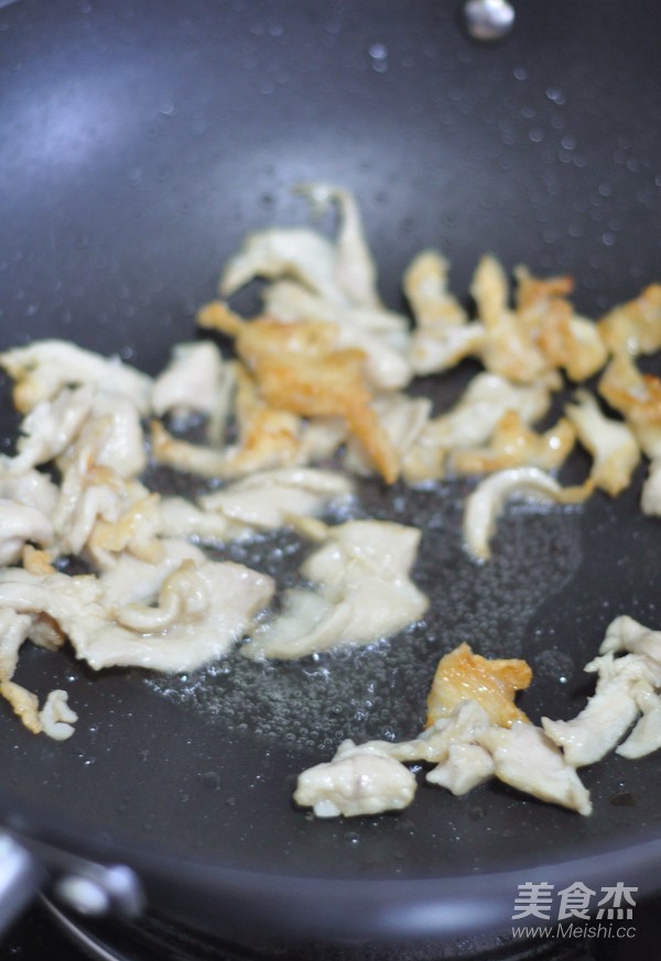 木瓜熘鸡片的做法