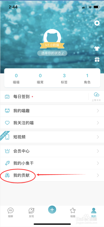 随喵树洞怎么用贡献值升级喵窝