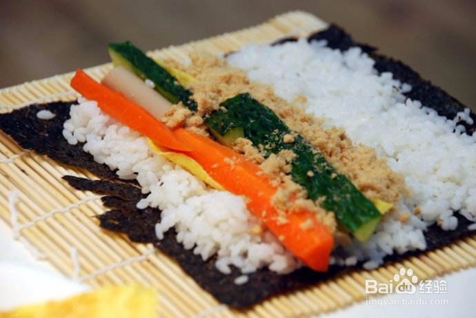好大大炸鸡排千岛鸡肉寿司做法