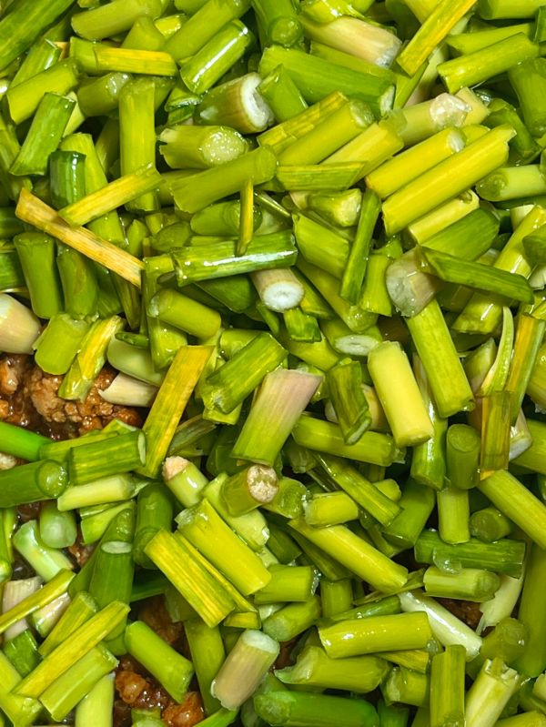 蒜苔肉沫下饭神菜