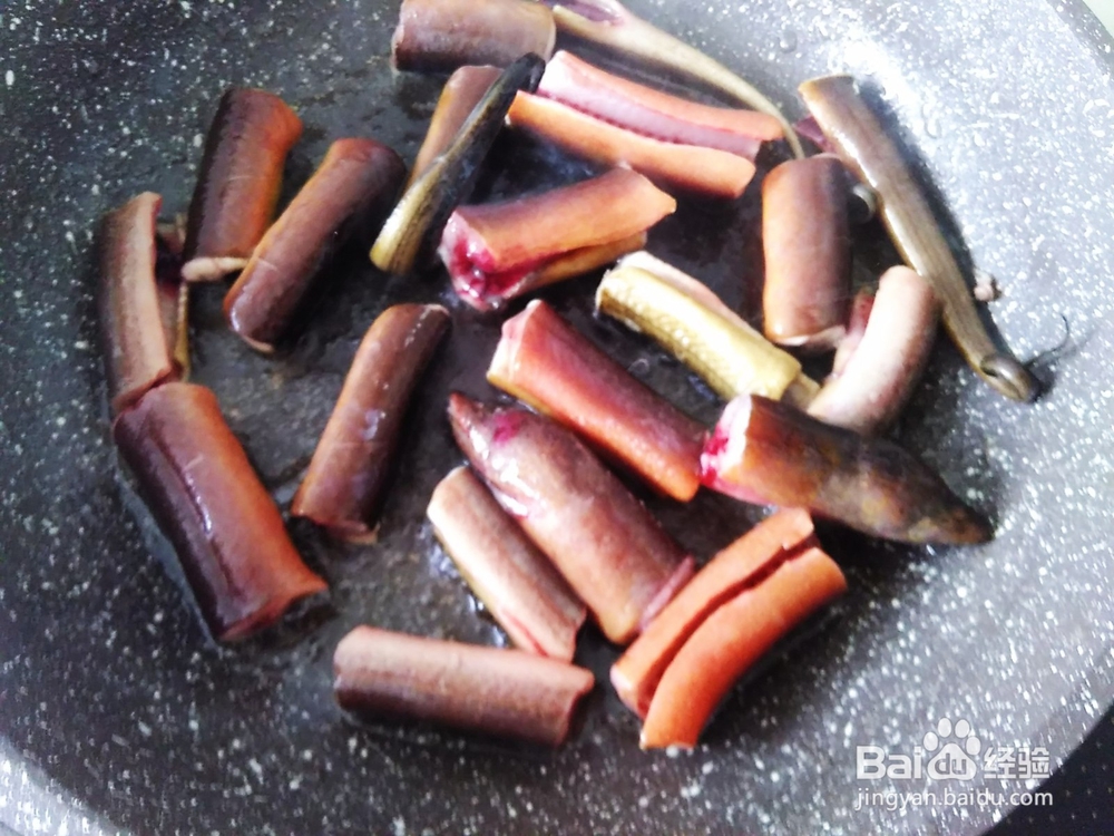 蒜米爆黄鳝的做法