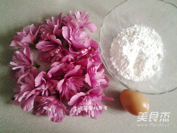 香酥木槿花的做法