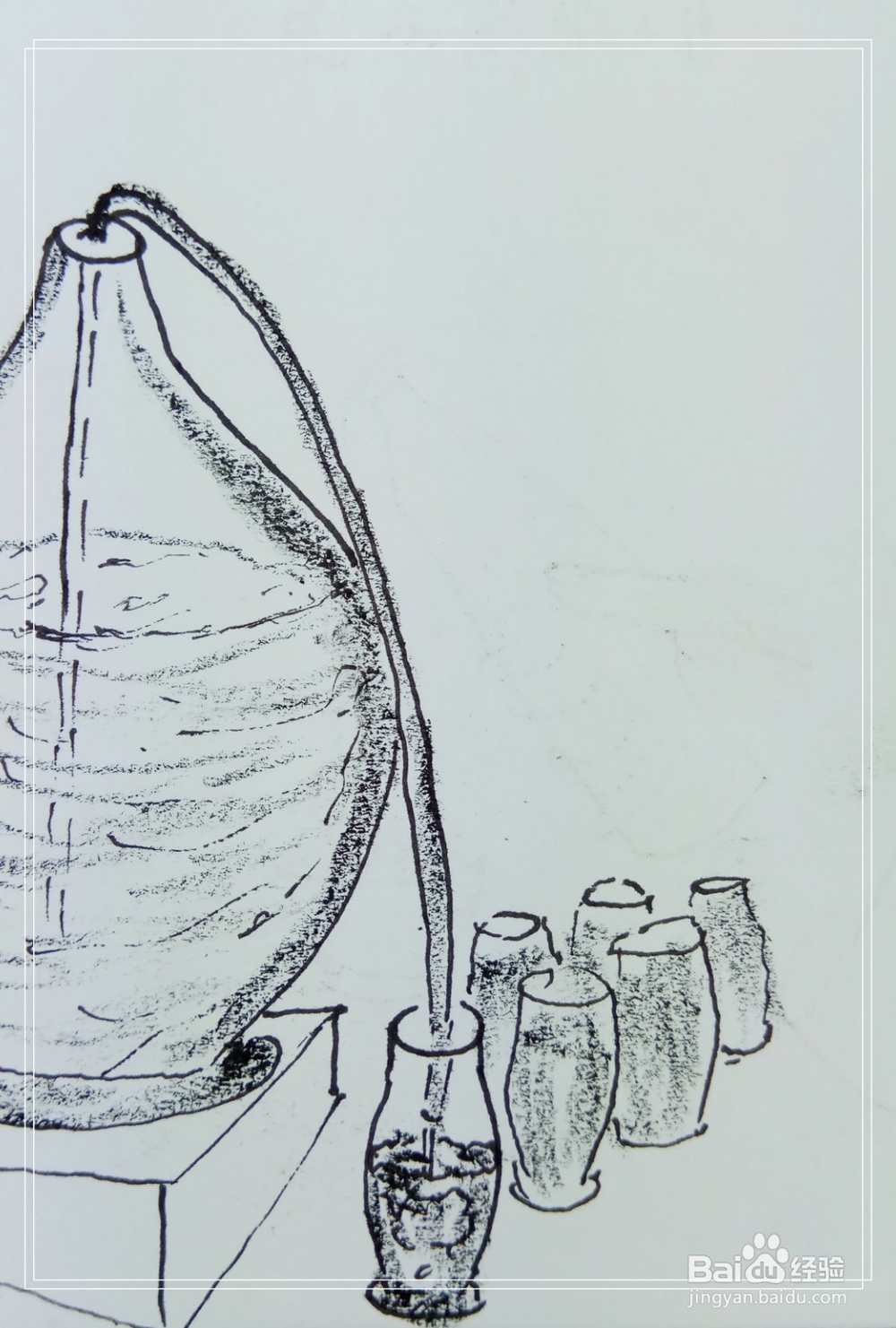 怎样画简笔画“连通器”？