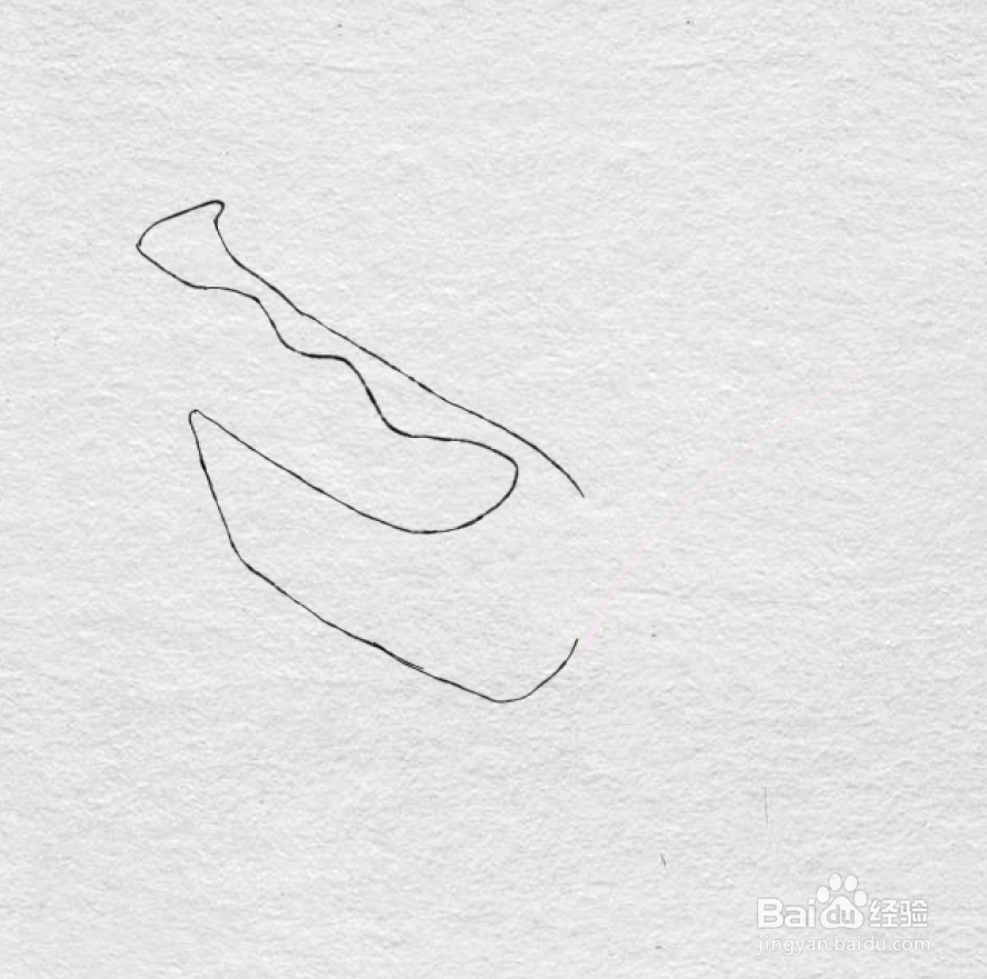 简笔画--如何画跳绳的鳄鱼的简笔画