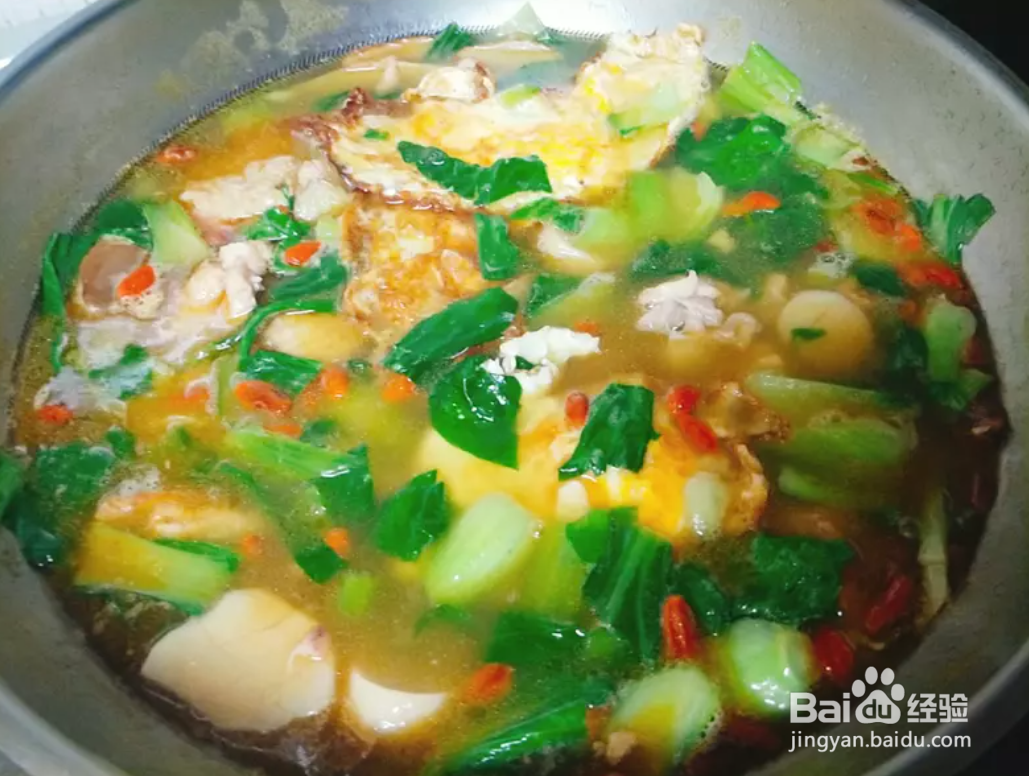 简单麻油鸡面线