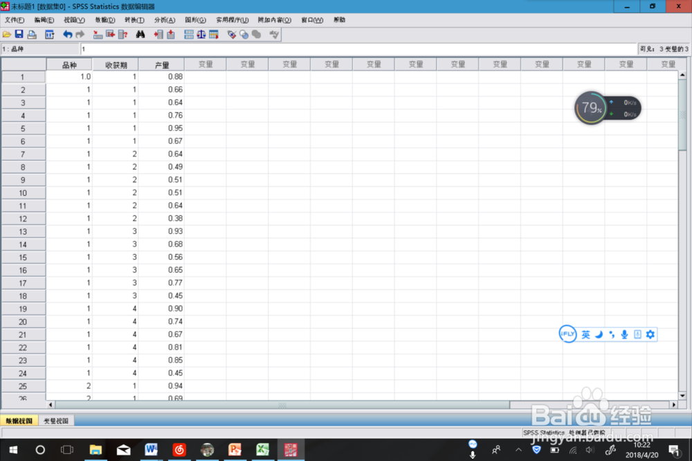 运用spss软件进行双因素有重复方差分析