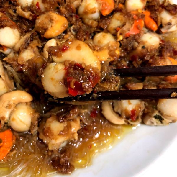 蒜蓉粉丝蒸扇贝